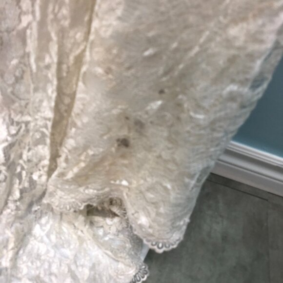 ZOMBIE Dead Corpse Bride, Halloween Wedding Dress, DAMAGED, Vintage Haunting - Picture 16 of 16